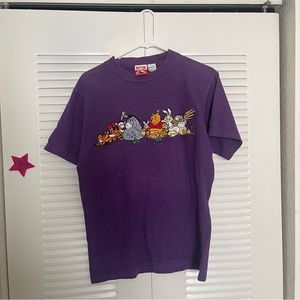 Embroidered Winnie and friends t shirt